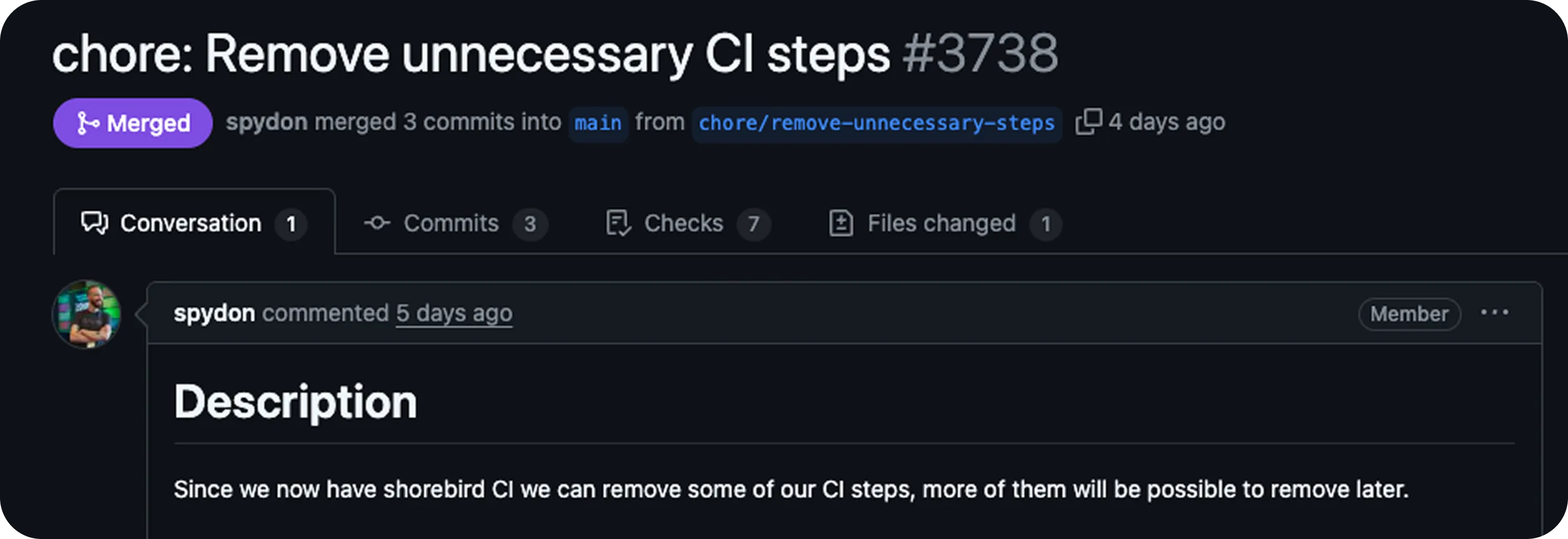 Pull request to remove manual CI configuration