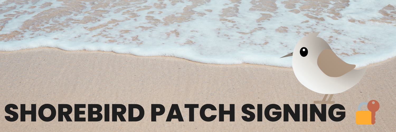 Patch signing header image